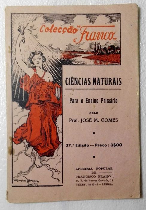 Livro Ciências Naturais (caderno mui antigo)