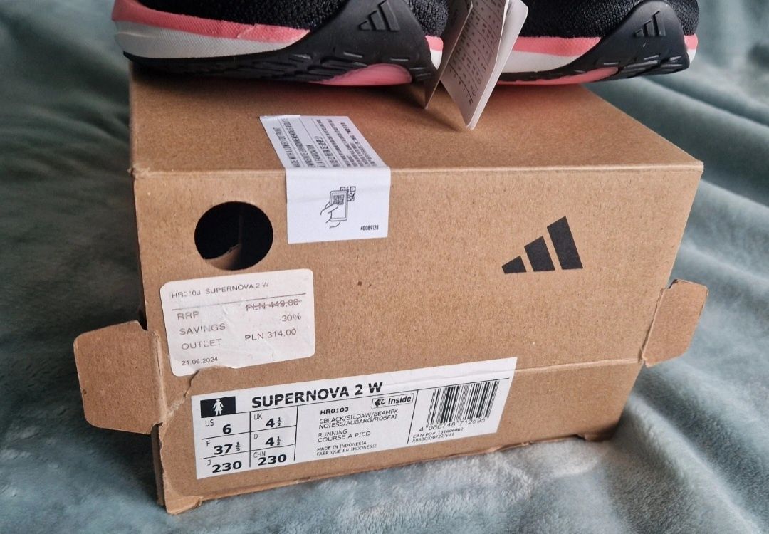 Adidas Supernova 2 W, roz. 37 1/3 do biegania buty