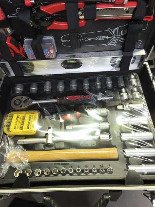 Mala de ferramentas alumínio completa para qualquer tipo de trabalho