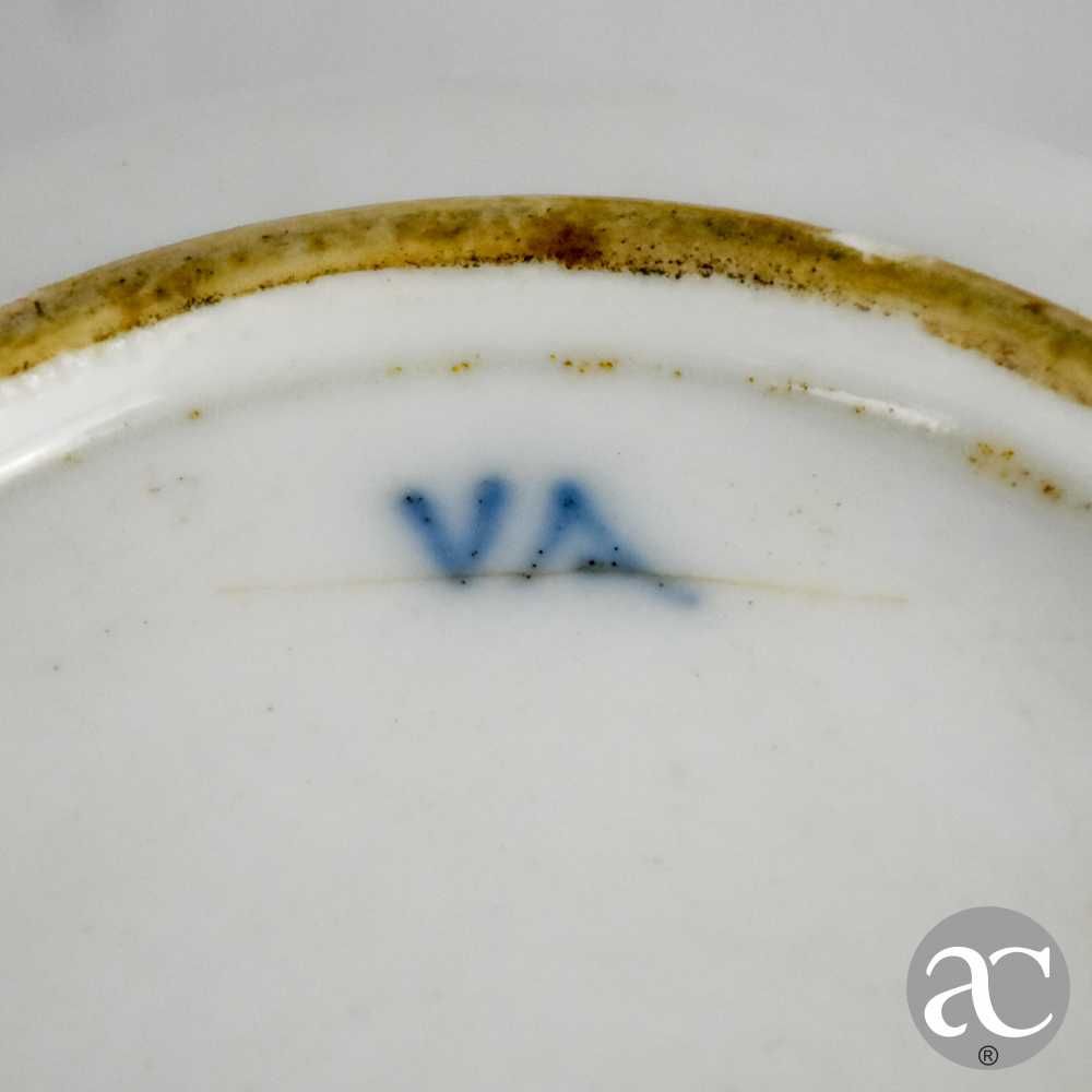 Taça de pingos em porcelana Vista Alegre, séc. XIX nº 2