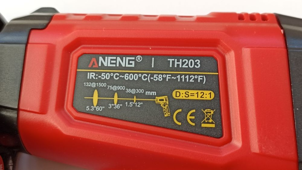 Цифровий інфрачервоний термометр Aneng TH-203. Пірометр.