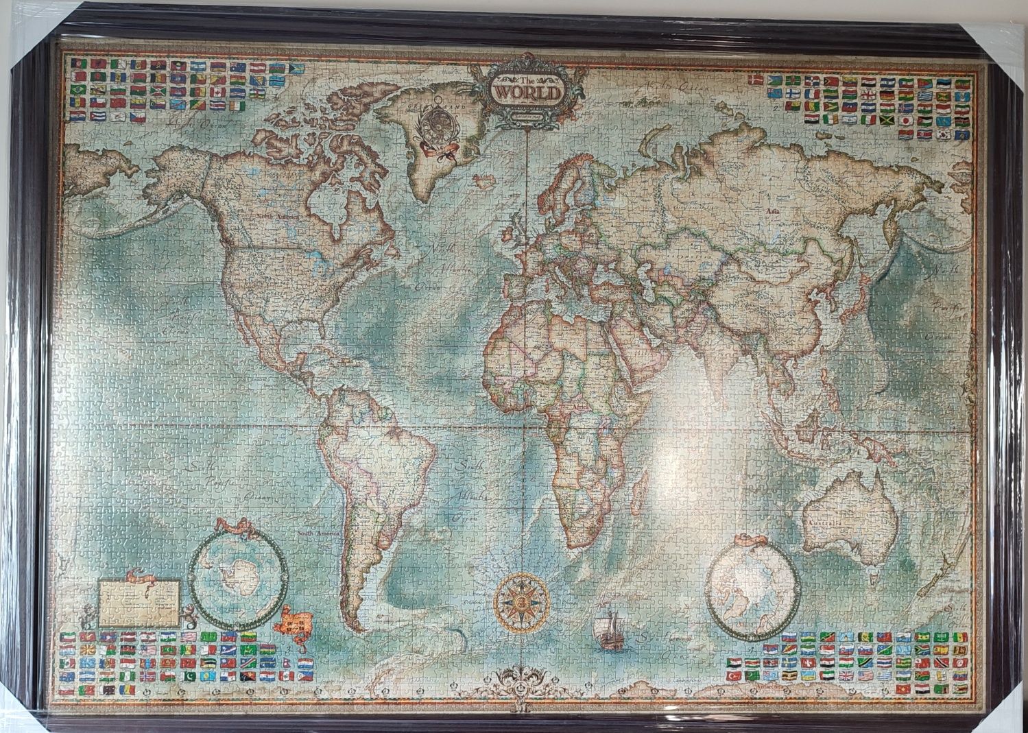 Puzzle "O Mundo - Mapa Político"