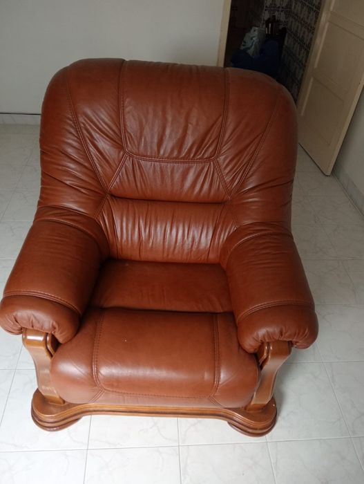 Poltrona de couro