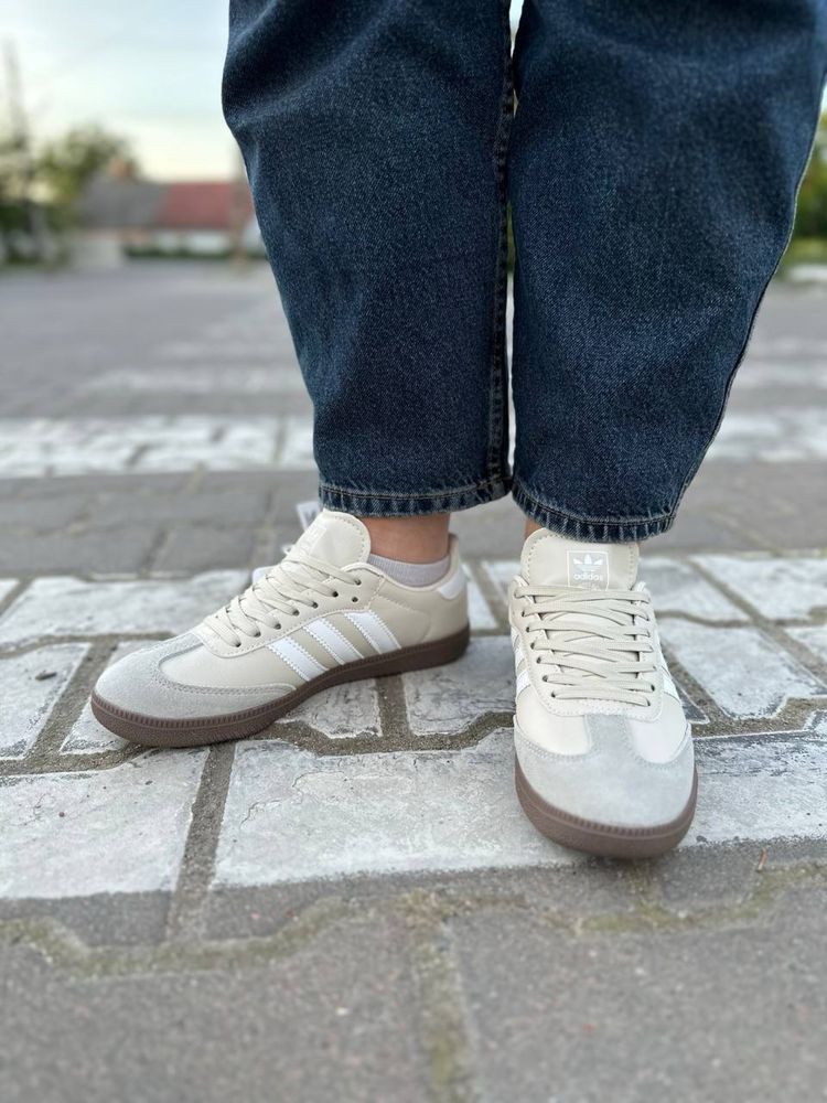 Кросівки Adidas Samba OG Beige/Grey (36,38-40)