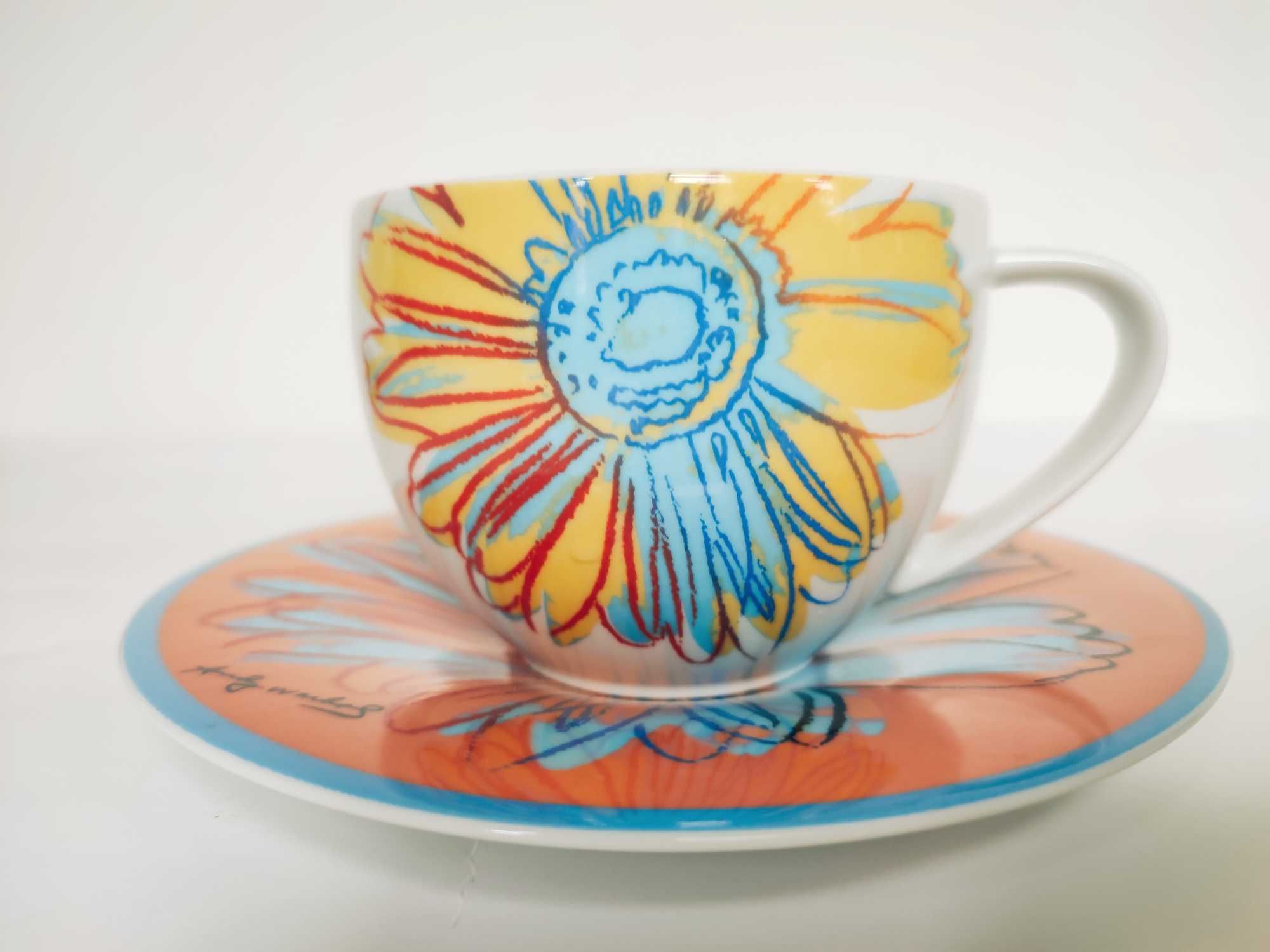 Rosenthal Studio Line Daisies Andy Warhol:  filiżanka ze spodkiem