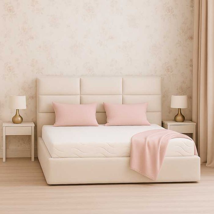 Łóżko tapicerowane 180x200 na dowolny wymiar + pojemnik na pościel