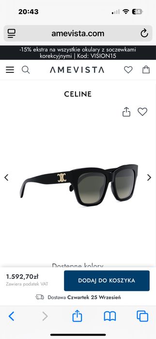 Okulary Celine CL40253