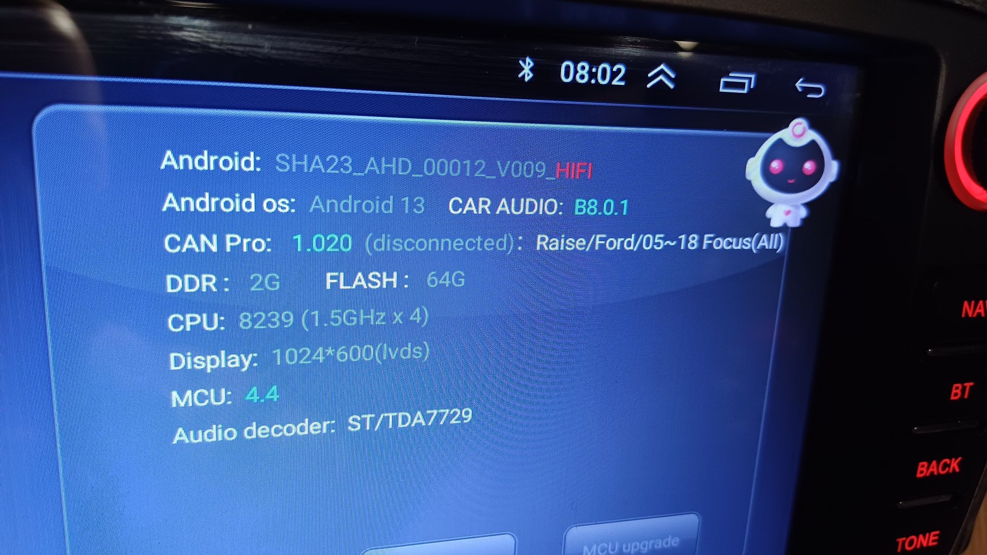 Radio samochodowe Usb Bluetooth Ford Android