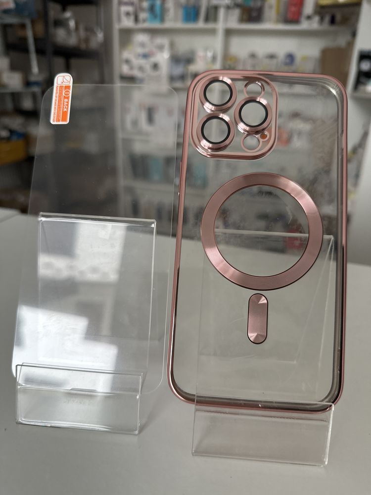 Szkło hartowane i etui MagSafe do IPHONE 14 PRO MAX