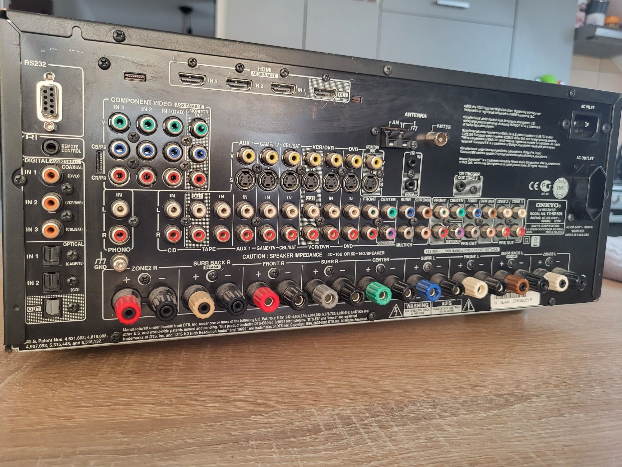 Onkyo txt sr 805