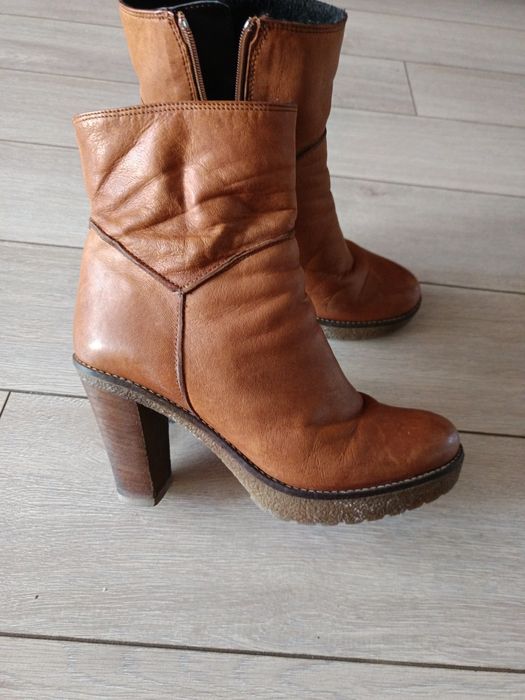 Kozaczki skórzane 39