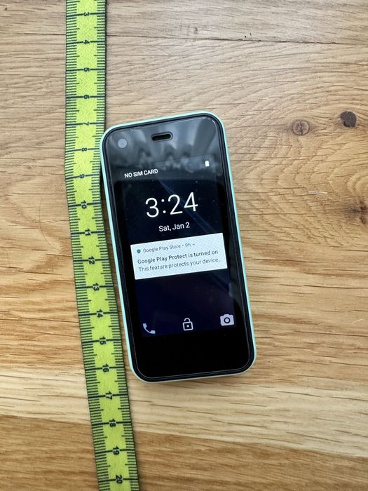 Miniaturowy telefon komórkowy zielony ZOKOE 2,5” kieszonkowy android