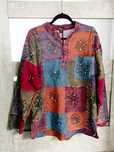 Nepal Unisex bluzka patchwork handmade Boho Hippie Etno Folk art
