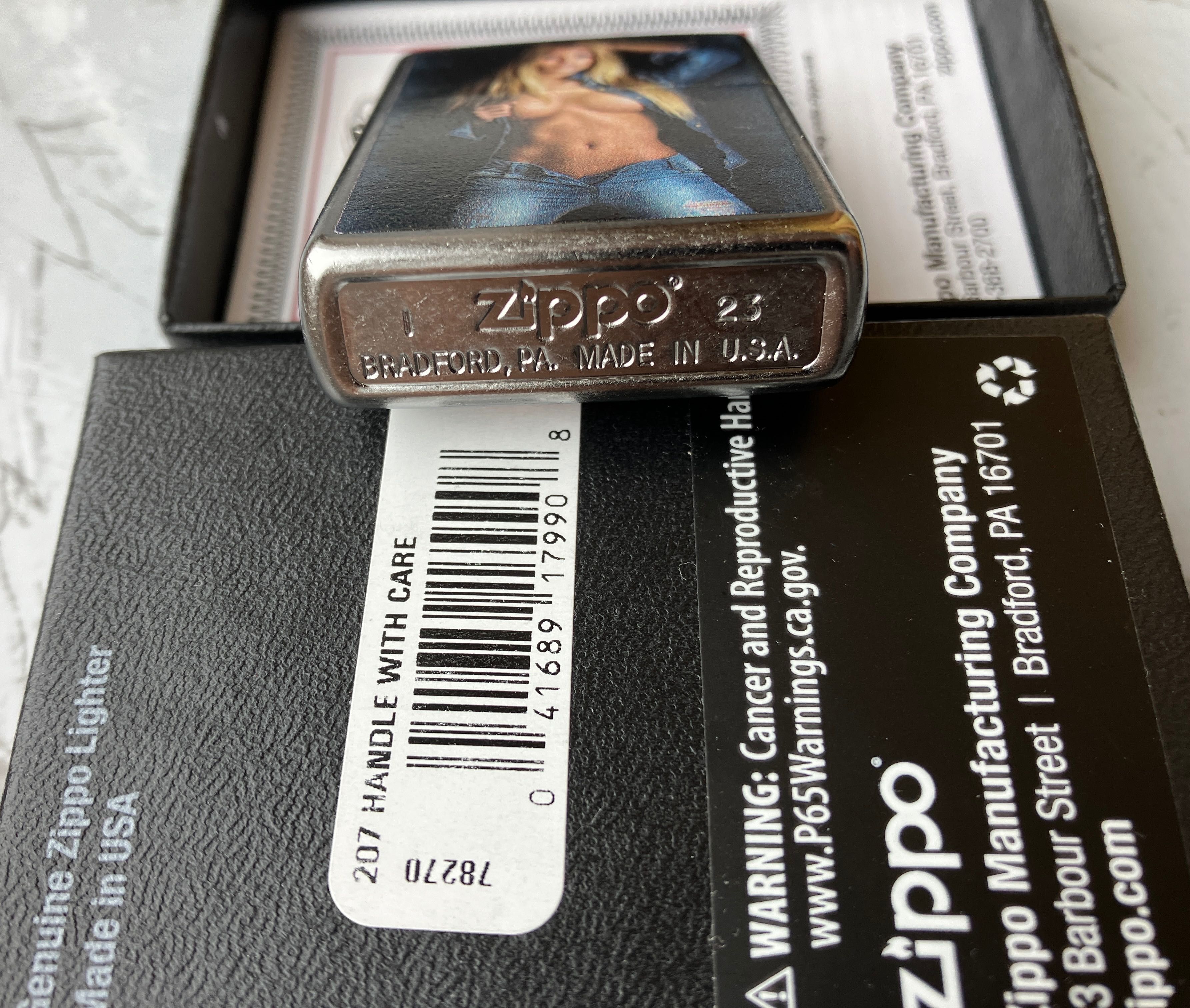 Запальничка Zippo Sexy Jeans. Girl Collection. Оригінал!