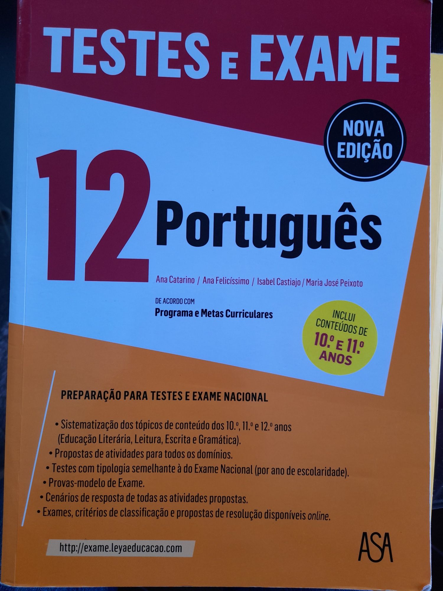 Livros para preparacao para exames de portugues