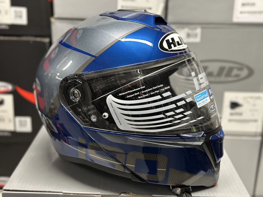 Szczekowy Kask motocyklowy HJC i90 MAY rozmiar M, Pinlock, Blenda!