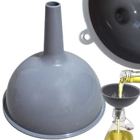 DUŻY LEJEK 16 cm UNIWERSALNY plastikowy Kuchenny Solidny Gruby XXL