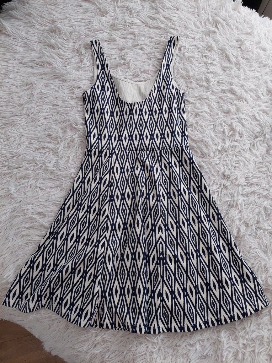Sukienka h&m aztecki wzór