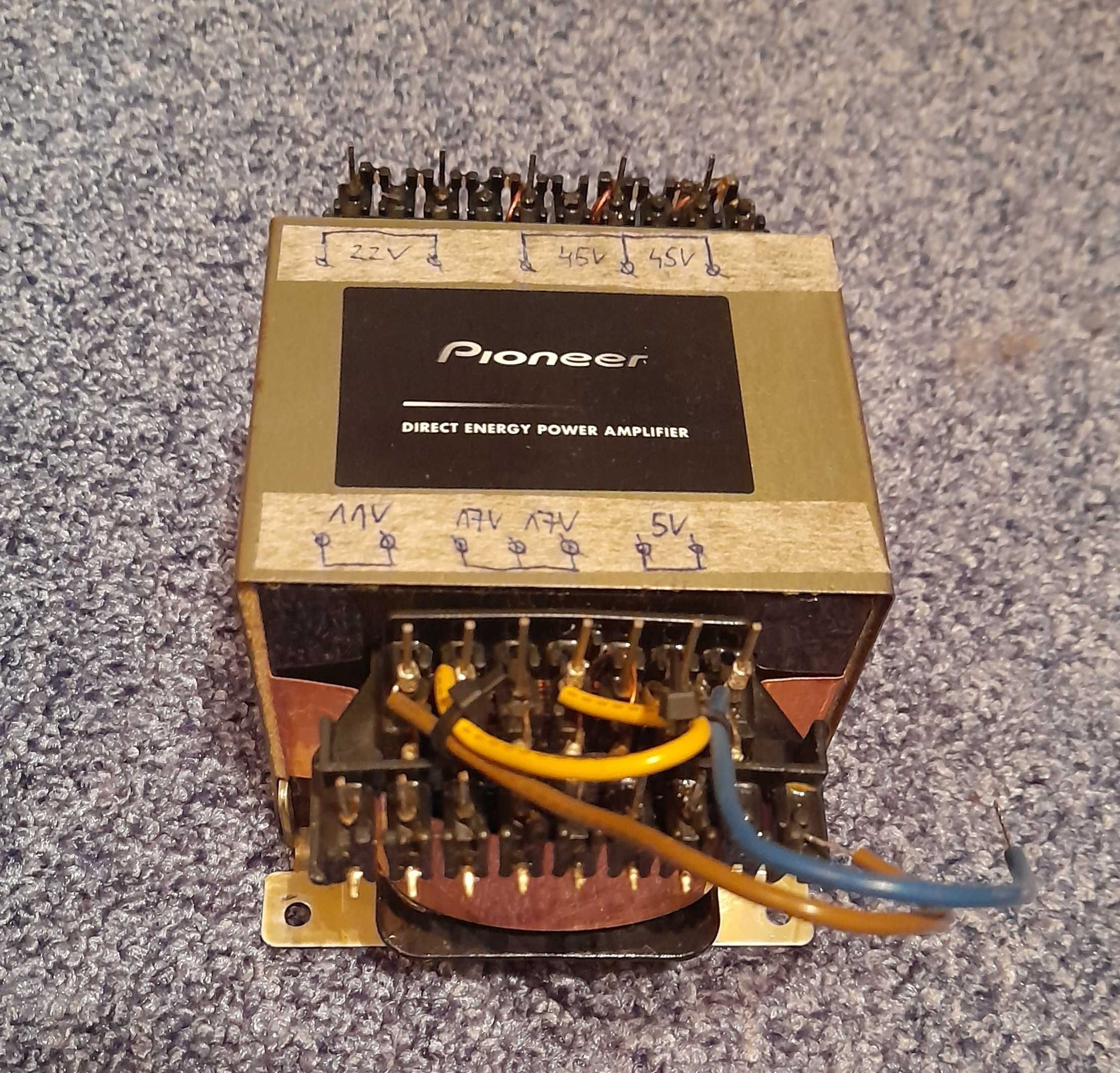 Transformator 2x45V 250VA z amplitunera PIONEER