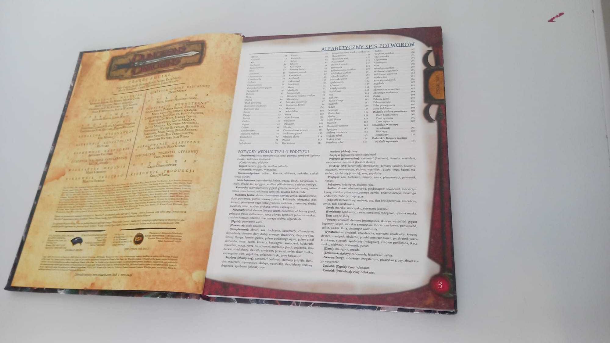 Podręcznik Dungeons and Dragons D&D 3,5 Czarci Foliał