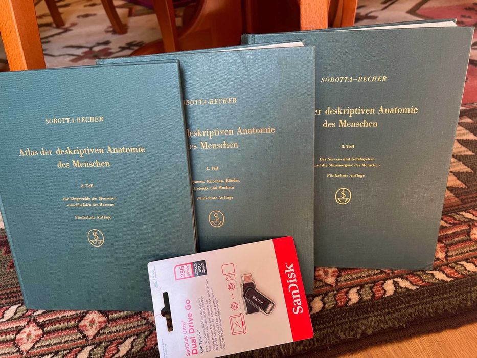 Atlas anatomiczny Sobotta - Becher  piękne wydanie