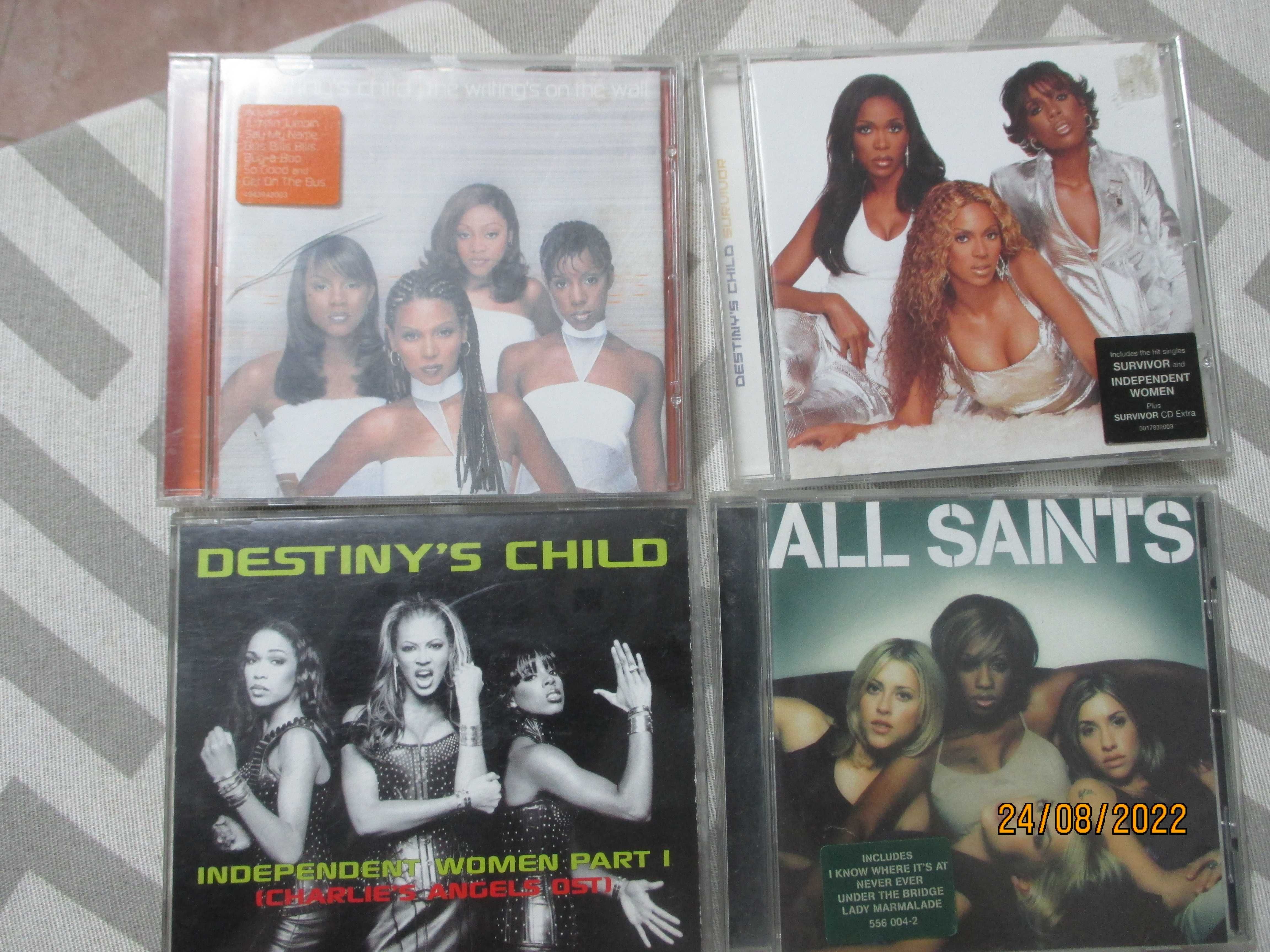 4 cds - 3 Destiny's Child e 1 All Saints