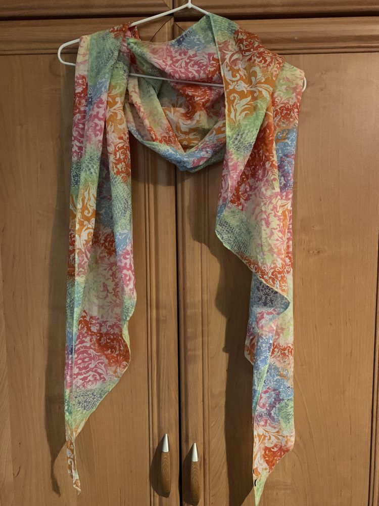 Kolorowa Apaszka 46 cm x103 cm chusta kolorowa