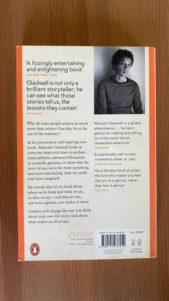 Sprzedam książkę - Outliers (Malcolm Gladwell).