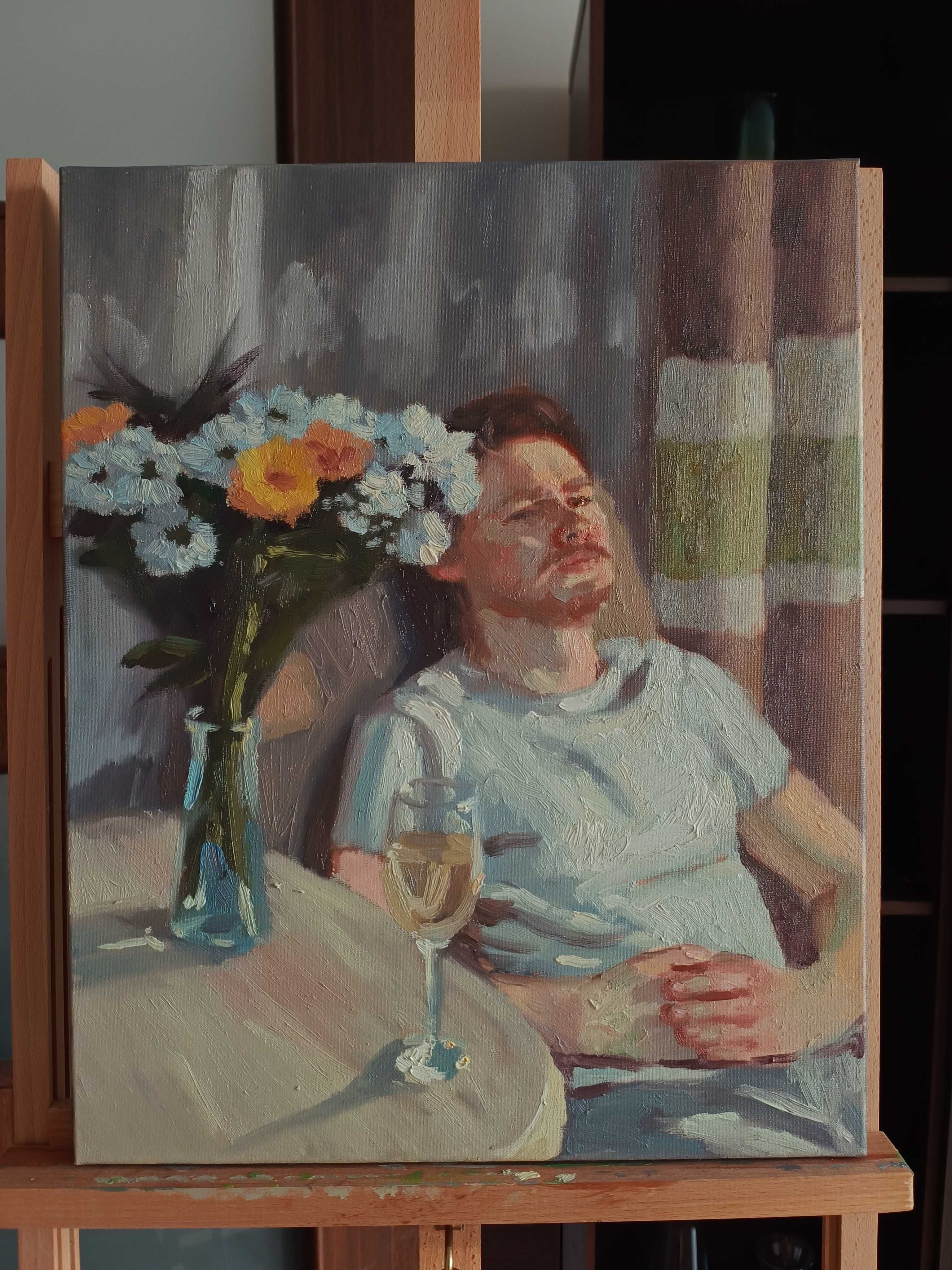 ,,Melancholia" obraz olejny