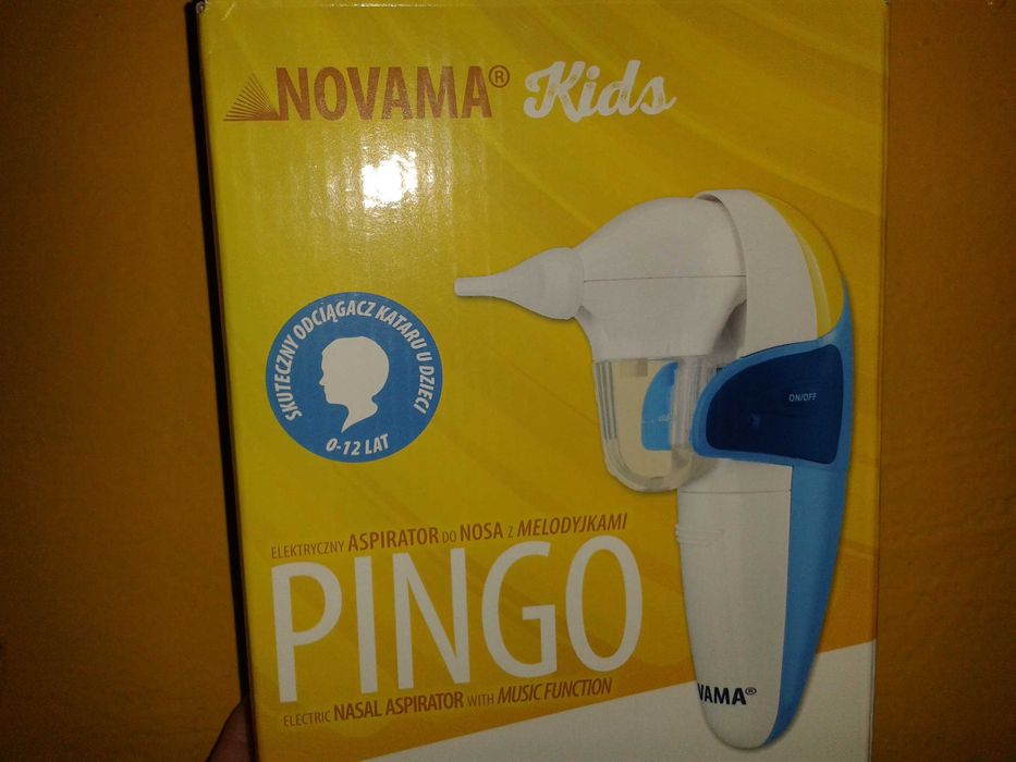 aspirator elektryczny do nosa PINGO dla niemowląt i przedszkolaków