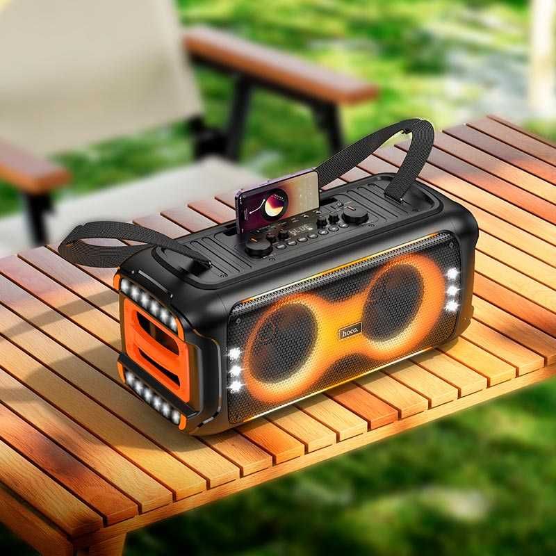 Акустика-караоке HOCO HA9 Kayman 40W 7000mAh, 2 микрофона, BT 5.4