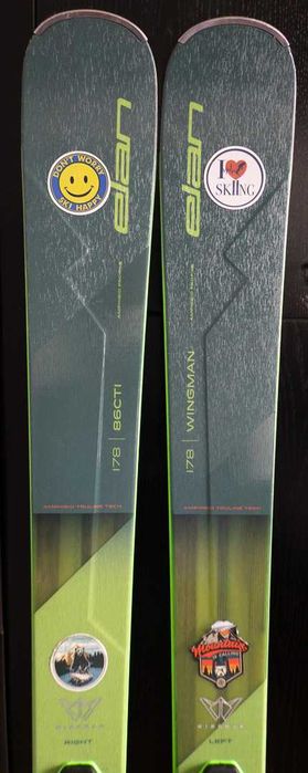Narty ELAN WINGMAN 86 CTI FUSIONX 178 cm + wiązania EMX 12.0 GW