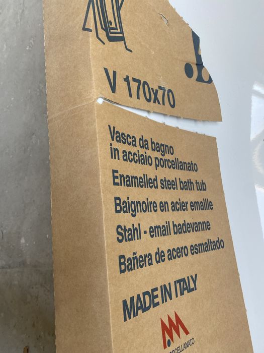 Нова Ванна Стальна Smavit (Italy) 170x70 (ніжки в комплекті)