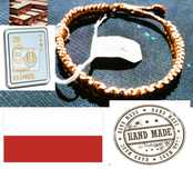 Bransoletka / Paracord Miedziana Handmade rękodzieło MIEDŹ nowa health