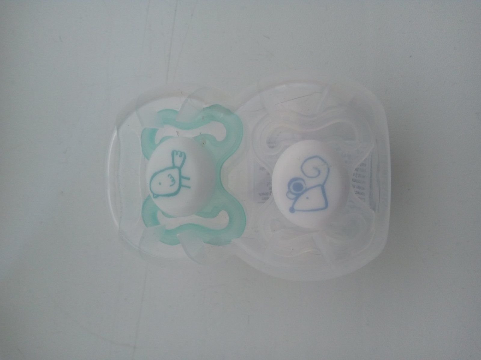 Пустышки для новорожденных Fred & Flo, 2шт в упаковке.