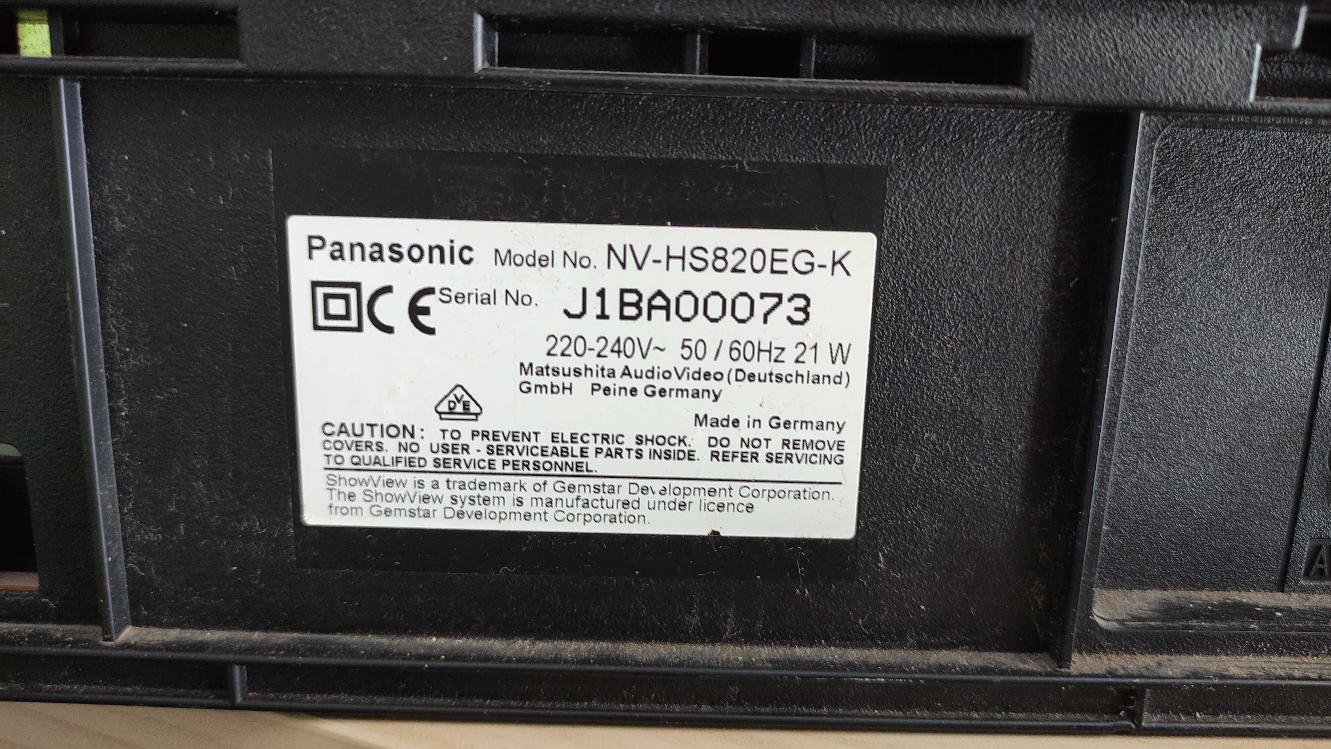 Magnetowid Panasonic S-VHS ET  Super VHS