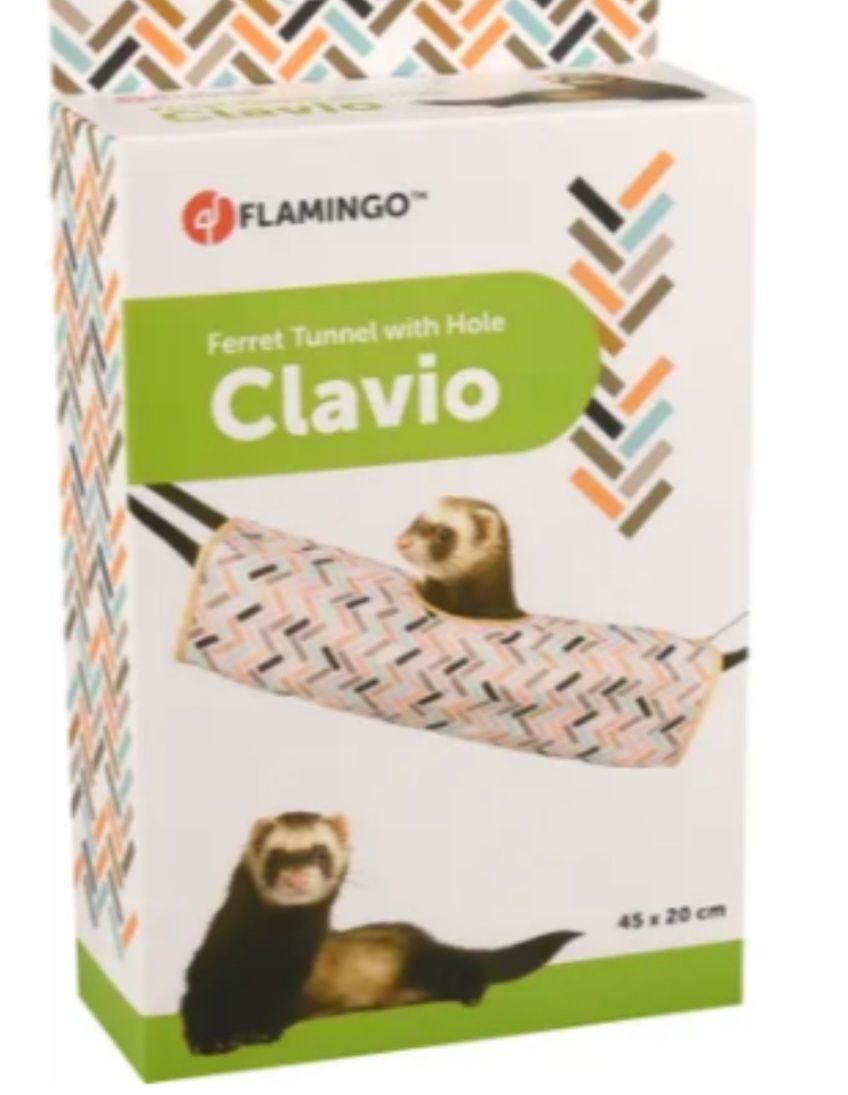 Tunel wiszący dla fretki flamingi