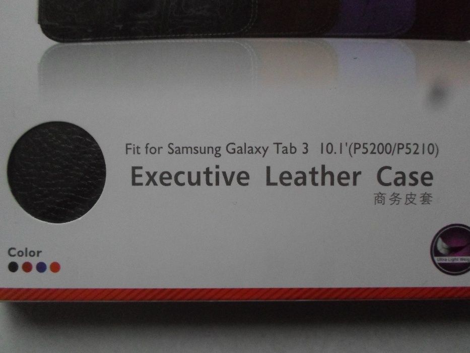 Бампер 100%КОЖА чехол планшета Samsung GT-P5200-5210(Tab-3) нов.