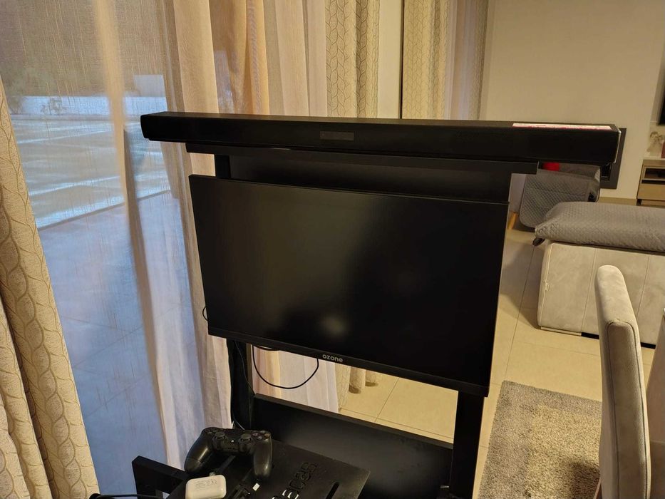 Cokpit + Suporte para Tv + Suporte para Playsation + Suporte Sound Bar