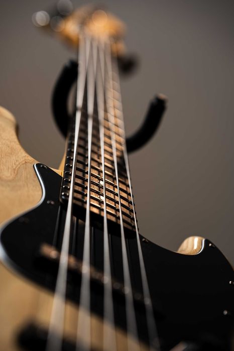 Lampart Custom Jazz Bass V Natural ASH