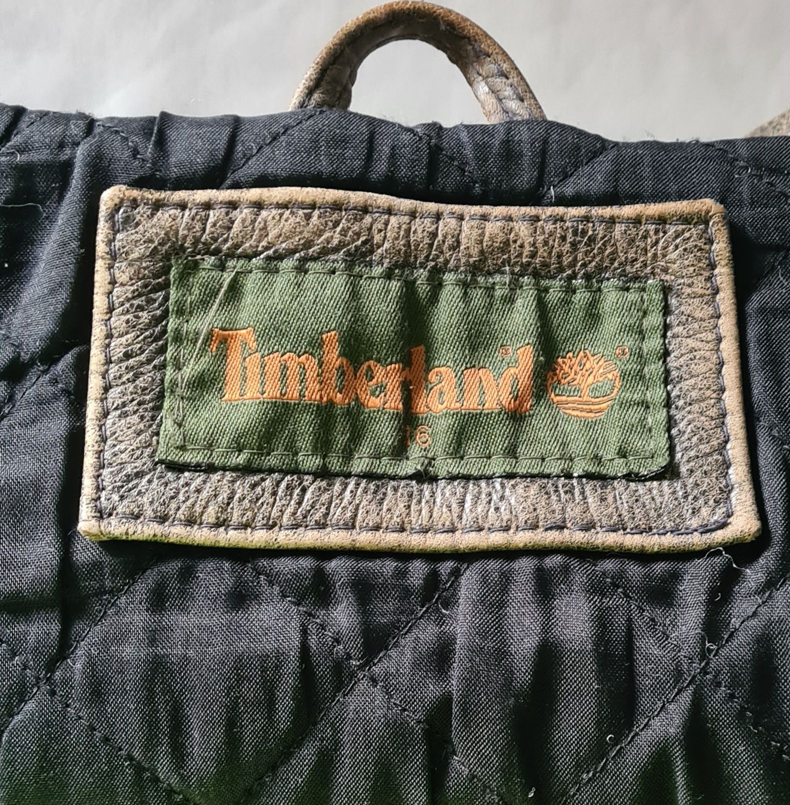 Blusão Timberland cabedal ORIGINAL + Blusão de penas