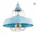 Lampa wisząca TAMARIS 1pł Alfa 60379 miętowo/turkusowa