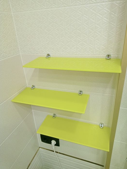 Полички скляні.  .