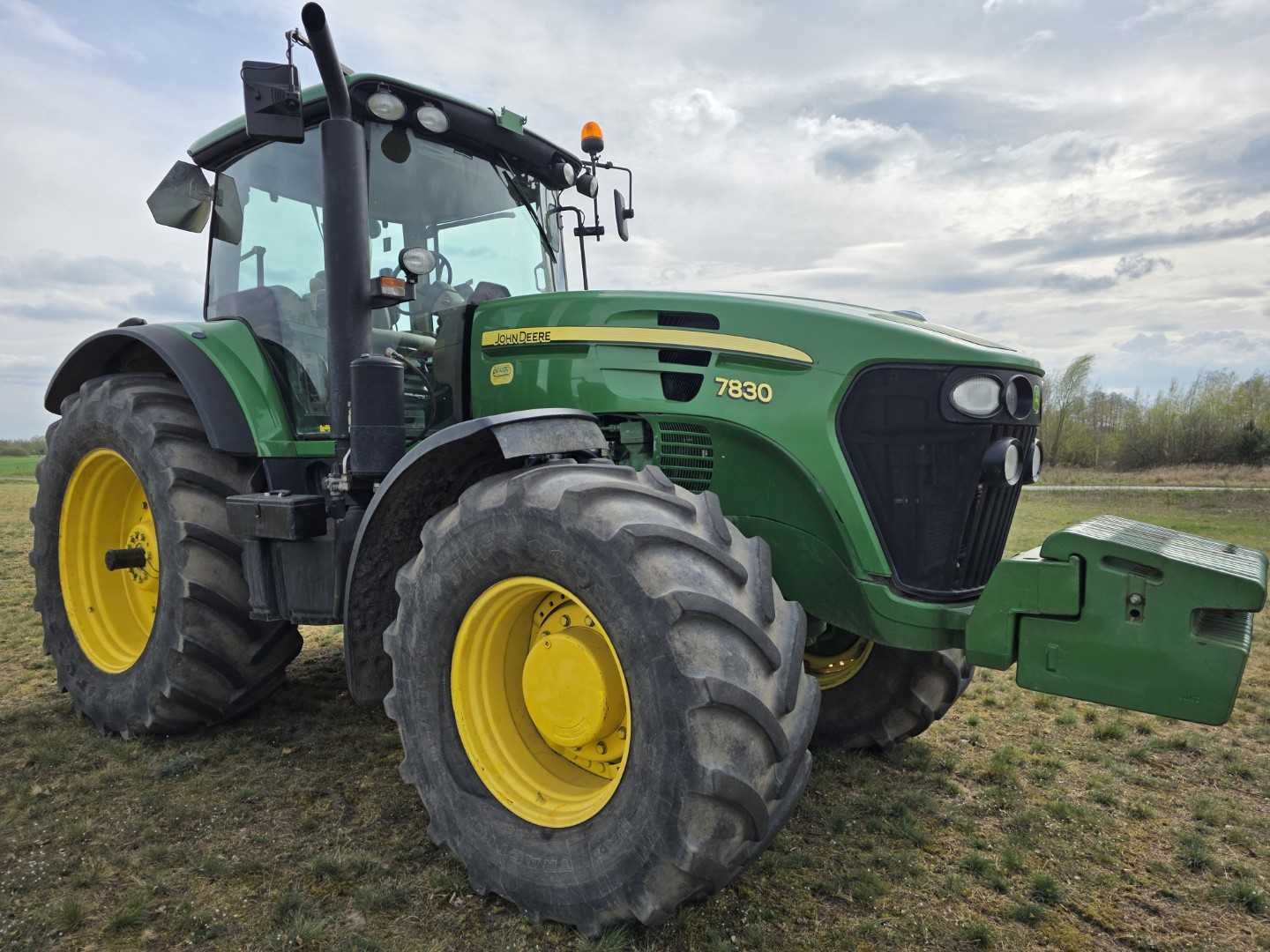John Deere 7830 PowerQuad 2007r. Pneumatyka TLS Klima