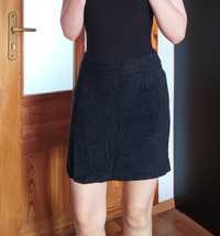 Spódniczka Karen Millen M czarna wzór goth krótka