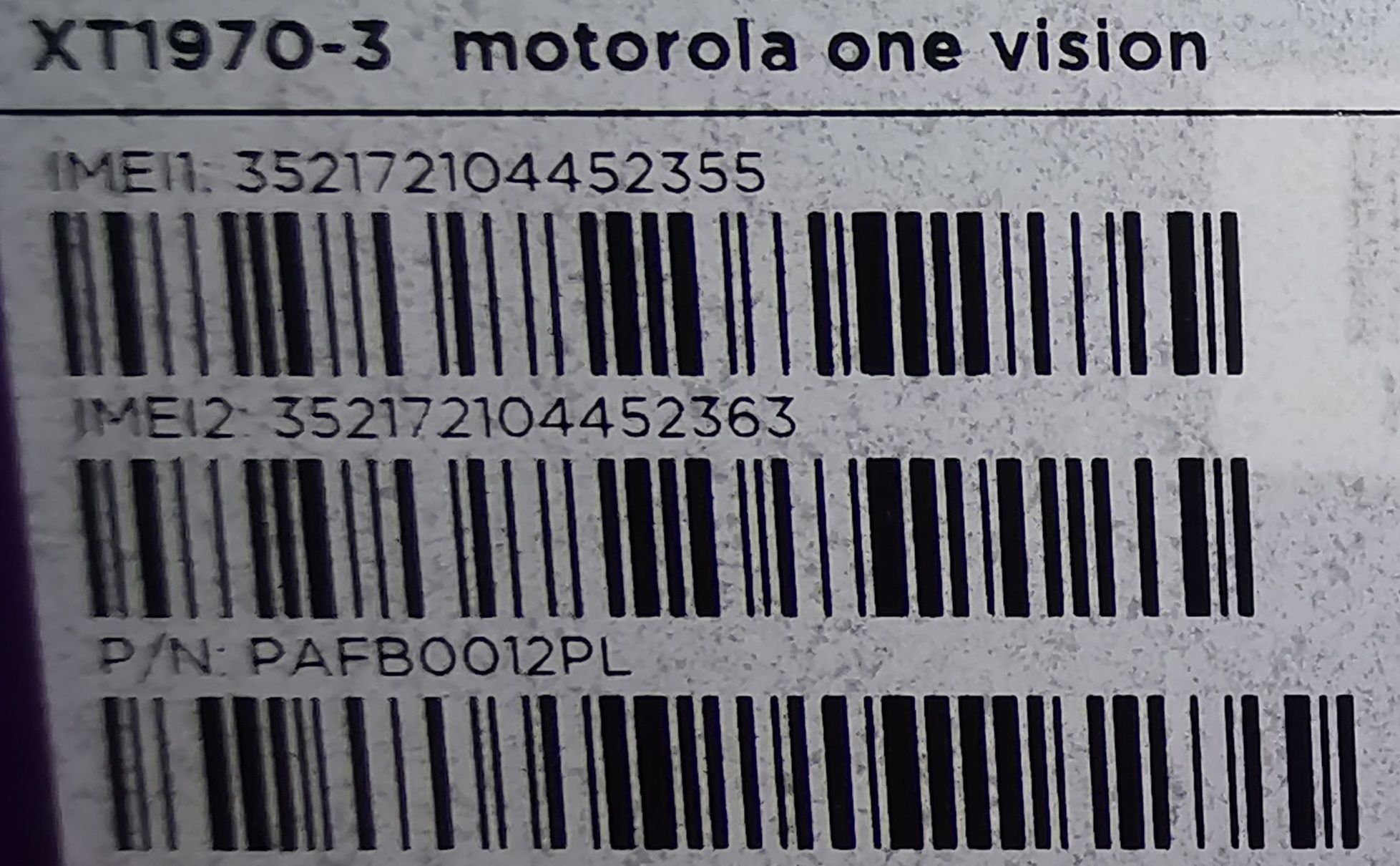 Motorola one vision dualsim