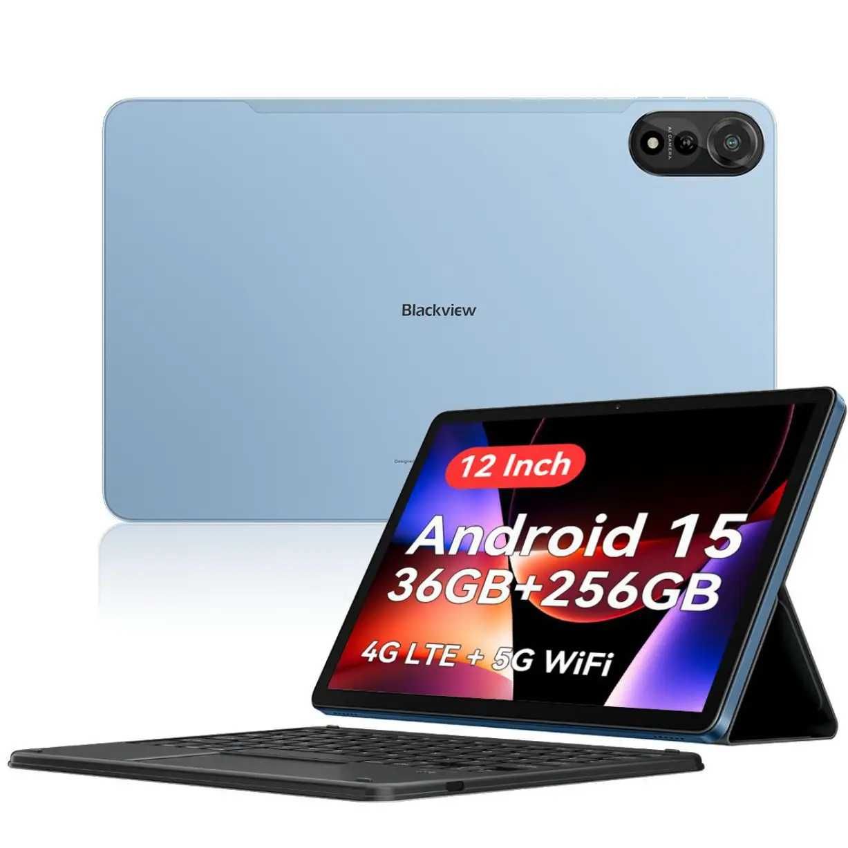 Планшет Blackview MEGA 2 12/256Gb +клавиатура+чехол+стилус+стекло 12"
