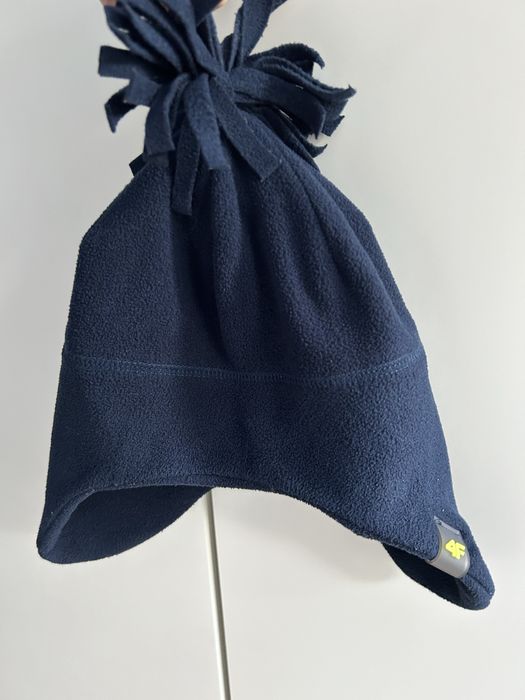 Kurtka narciarska dla chłopca zimowa Peak Mountain 110 czapka 4f 44 cm