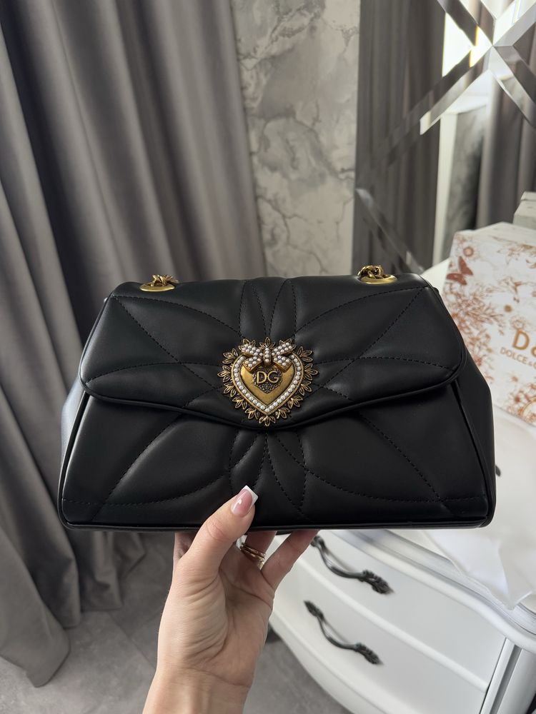 Черная сумочка сумка Dolce&Gabbana Devotion