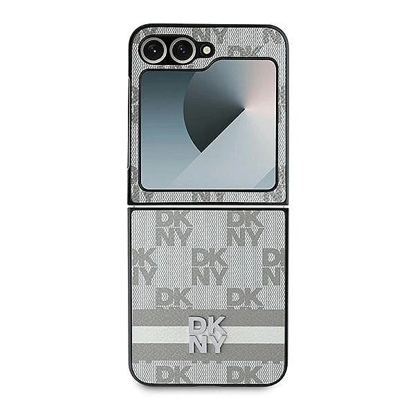 Etui DKNY Chequered Pattern Printed Stripes na Samsung Galxy Z Flip 6